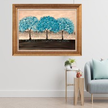 Giyense Altın Varaklı Çerçeveli Paspartulu  Tablo CRD445