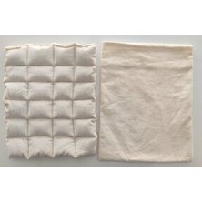 Das Yün Yıkanmamış Koyun Yünü Dolgulu Bebek Sırt-Göğüs Bezi ( DAS3KREM + Kılıf )