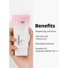 Aesco Frankly Ton Eşitleyici ve Aydınlatıcı Bright Up Güneş Kremi SPF50+ Pa++++ 50 ml