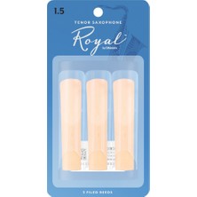 D'addario RKB0315 Royal Tenor Saksafon Kamışı No: 1.5 (Başlangıç/eğitim) - 3'lü Paket | Dosyalı (Filed) Kesim ve Esnek Cevap Kabiliyeti