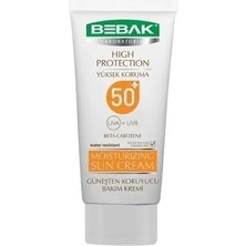 Aesco Bebak Nemlendirici Güneş Kremi 50 Spf 75 ml Tüp