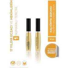 Aesco Kaş ve Kirpik Serumu  Argan Vitamin B5 Içerikli Kaş Kirpik Güçlendirici Yoğun Bakım Serum 10ML