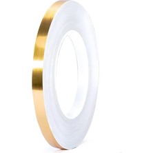 Aesco Bant, 1cm x 50M Metalik Yüzeyli Dekoratif Bant, Ayna Etkili Parlak Yüzey, Kendinden Yapışkanlı Duvar Kaplama Bandı, Su Geçirmez Aralık Kapatma Şeridi, Mutfak ve Duvar Dekorasyonu Için