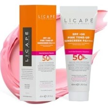Aesco Licape Yüksek Korumalı Pink Güneş Kremi – Spf 50 Renk Tonu Eşitleyici ve Aydınlatıcı Yüz Güneş Kremi – Suya Dayanıklı, Nemlendirici ve Cilt Bariyerini Destekleyici – 40 ml