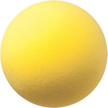 Aesco Uncoated Regular Density Foam Ball, 8-1/2", Yellow