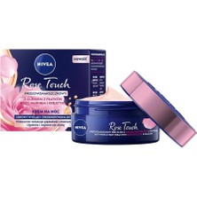 Aesco Aqua Rose Kırışıklık Karşıtı Gece Yüz Bakım Kremi 50ML, Kalsiyum, Ince Çizgi Görünümü, Sıkı Cilt