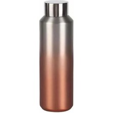 Aesco Çelik Içli Termos 600 ml Turuncu-Gri SKM013