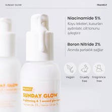 Aesco Frankly Yüzde 5  Içeren Cilt Tonu Eşitleyici, Aydınlatıcı ve Leke Karşıtı Sunday Glow Serum 37ML