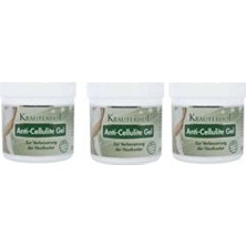 Krauterhof Anti-Cellulite Gel 250 ml x 3 Adet Cilt Sıkılaştırıcı Etki Unisex Kullanım İçin