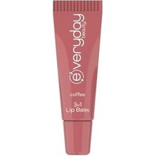 Aesco Everyday Beauty Kahve Aromalı 3'ü 1 Arada Dudak Bakım Kremi Lip Balm 10 ml