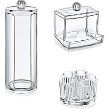 Aesco 3’lü Makyaj Organizer Set