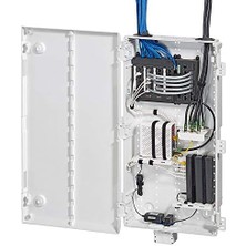 Aesco 49605-AUB Plastik Evrensel Raf Braketi, Yapılandırılmış Medya Merkezi, Beyaz