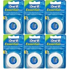 Oral-B Oral B Essential Floss Mint Naneli Diş Ipi 50 Metre 6 Adet