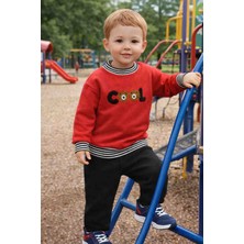 Kabartmalıayıcık Nakıslışardonluiki Iplikerkek Bebek Eşofman Takımı