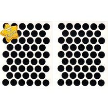 mobilyap 100 Adet - Lake 14 mm Yapışkanlı Yapıştırma Vida Tapası Tıpası 14 mm Vida Kapatıcı Kapağı