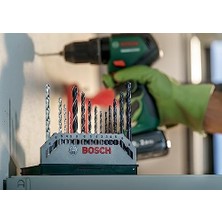 Aesco And X/ Mini 15 Parça Matkap Ucu Seti, Yeşil