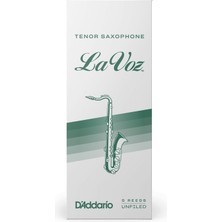 D'addario RKC05MD La Voz Tenor Saksafon Kamışı Medium Sertlik (Profesyonel/caz) - 5'li Paket | Dengeli ve Esnek Ton Yapısı