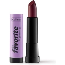 Aesco Lips Favorite Longwearing Lipstick Kalıcı Ruj 308 Vampy Like, Bordo