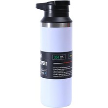Aesco Çelik Içli Termos 500 ml Beyaz SKM018