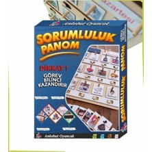 Aesco Büyük Boy Sorumluluk Alma Beceri ve Görev Tablosu Günlük Rutinim