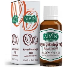 Aesco Alvin Kayısı Çekirdeği Yağı, Soğuk Sıkım,yüzde Yüz Saf ve Doğal, 20 ml