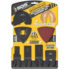 Aesco Multi- 27 Parça Kesici ve Raspalama Aksesuar Seti, Model SGS1880