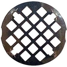 Aesco 03-1357 3-1/4-Inç Geçmeli Stil Duş Tahliye Izgarası, Krom Kaplama