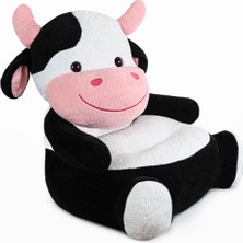 Aesco Pelüş Oturma Koltuğu,çocuk Koltuğu,bebek Oturağı,puf,pelüş Puf,bebek Pufu (Inek)