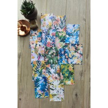 Kolbi Craft 15 Adet Yağlı Boya Çiçek Temalı Scrapbook Kağıt Seti Bullet Journal Dekupaj Kağıdı