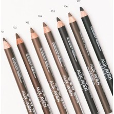 Aesco Fırçalı Yumuşak Uçlu Belirginleştirici Kahverengi Kaş Kalemi-Eyebrow Expert Powdery Liner 102 Ashy