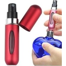 Aesco Parfüm Şişesi Çanta Içi Mini Doldurulabilir Seyahat Cep Yedek Parfüm Şişesi 5 ml
