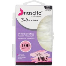 Aesco 100'LÜ Kutulu Ballerina Takma Tırnak - 168