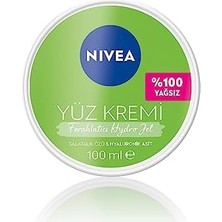 Aesco Ferahlatıcı Hydro Nemlendirici Yüz Kremi 100 Ml, Yağlı Ciltler Için, Makyaj Bazı, 24 Saat Cilt Nemlendirici, Yağlı His Bırakmayan Formül