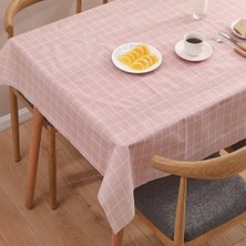 Aesco Masa Örtüsü, Su Geçirmez Pvc -%100 Pvc Su Geçirmez, Yağa Dayanıklı, Lekeye Dayanıklı Dikdörtgen Masa Örtüsü, Silinebilir Masa Örtüsü, Iç ve Dış Mekan Kullanımı Için