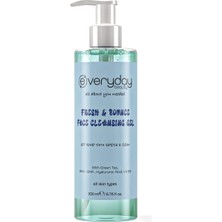 Aesco Everyday Beauty Fresh&bounce Canlandırıcı Gözenek Sıkılaştırıcı Yüz Temizleme Jeli, Sivilce&siyah Nokta Karşıtı, Yeşil Çay Ferahlığı 200ML (Aha+Bha) Nemlendirme Etkili Vitamin Destekli