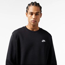 Nike Erkek Siyah  Sportswear Club  Sweatshırt BV2662-010