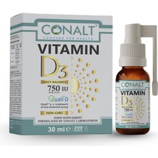 Conaltvitamin D3 – Patentli D Vitamini Içeren Premium TAKVIYE-750 Iu (30 ml Sprey)
