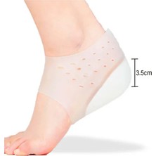 AKAN MARKETİNG Şeffaf Gizli Topuk 3,5 cm Boy Uzatıcı Ayakkabı Tabanlığı