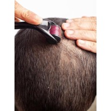 Aesco Titanyum Uçlu Dermaroller Iğneli Sakal Saç Yenileyici Cilt Yüz Vücut Yenileme Masaj Aleti 0.50MM