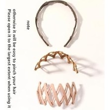 Aesco Katlanabilir Saç Taç Toka 1 Adet