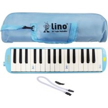 Aesco Lino Melodika 32 Tuşlu Bez Çanta Pastel Mavi