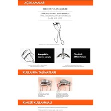 Aesco Kirpiklere Zarar Vermeden Şekil Veren Kirpik Kıvırıcı Perfect Eyelash Curler