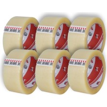 Aesco 45MM x 100MT Şeffaf Koli Bantı Aslan 6lı