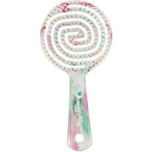 Aesco Pro Üç Boyutlu Oval Saç Fırçası - 17 Renkli Mermer