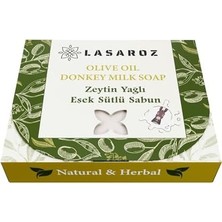 Aesco Zeytin Yağlı ve Eşek Sütlü Sabun Doğal ve Bitkisel Içerikli 100 gr