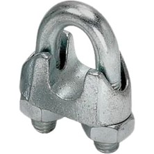 Aesco Halat Klemensi, Metal, 12 Mm, 5 Adet Paket