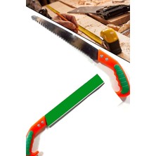 Aesco 300 mm Plasti̇k Saplı El Testeresi 56 Di̇şli Pratik Mini El Testere 1410