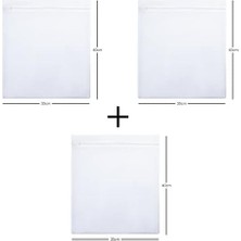 Aesco 3'lü Beyaz Renk Ayakkabı Yıkama Filesi Set