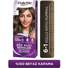 Aesco Yoğun Göz Alıcı Renkler 6-1 Küllü Koyu Kumral 50 ml