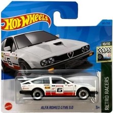 Aesco - Alfa Romeo Gtv6 3.0 - Retro Racers 10/10 - HKJ83 - Short Card - Moma - Brembo - Agip - Beyaz - Mattel 2023
